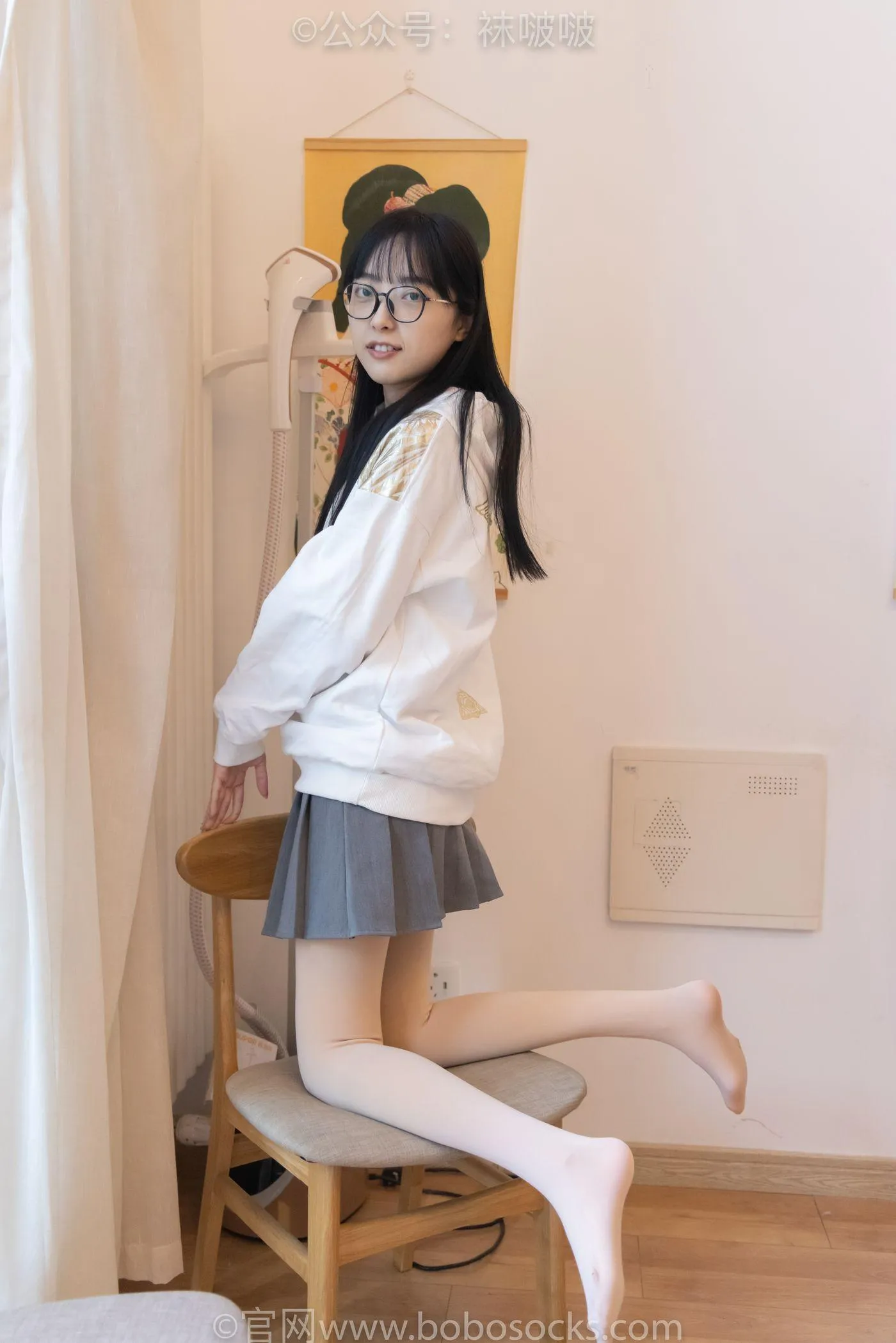 [BoBoSocks袜啵啵]NO.047 稚予-皮鞋、厚肉丝 [131P]插图9